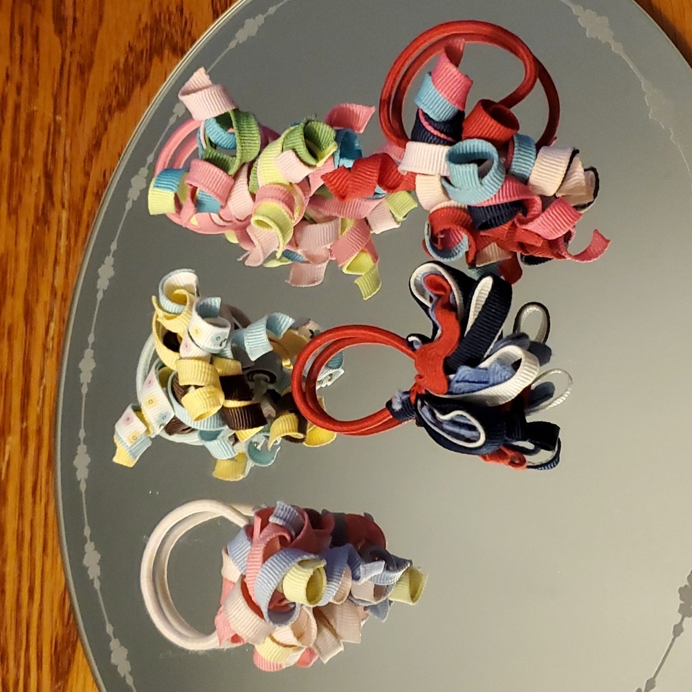 Gymboree Curly Hair Ties Lot of 5